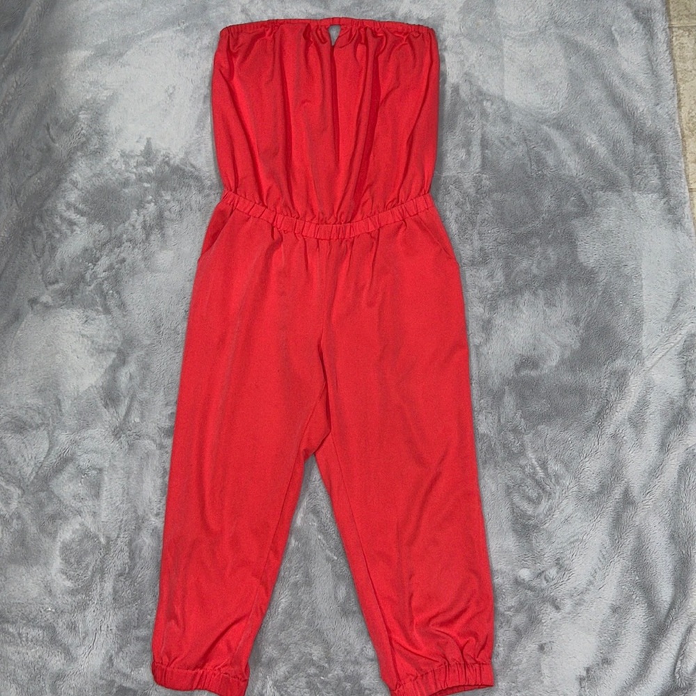Guess cropped sleeveless jumpsuit